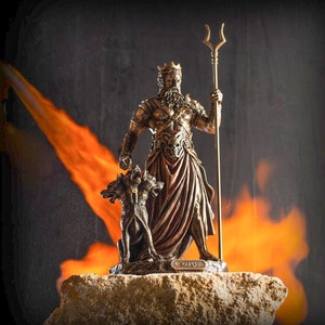 Greek Mythology Hades and Cerberus Sculpture