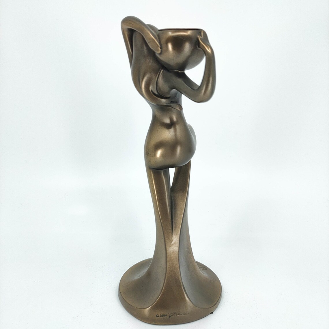 Female Figure Decorative Candle Holder Etsy