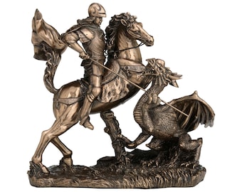 Saint Georges terrassant le dragon, Italie? 17e s