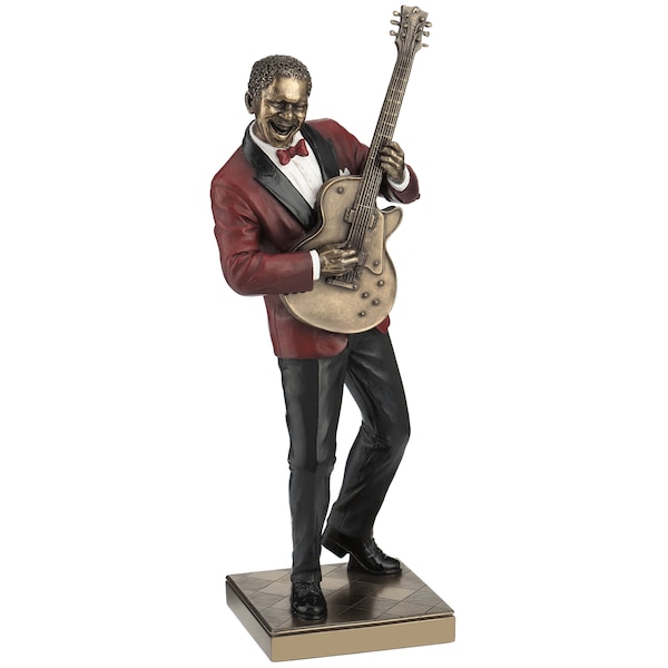Guitar Player Statue Etsy