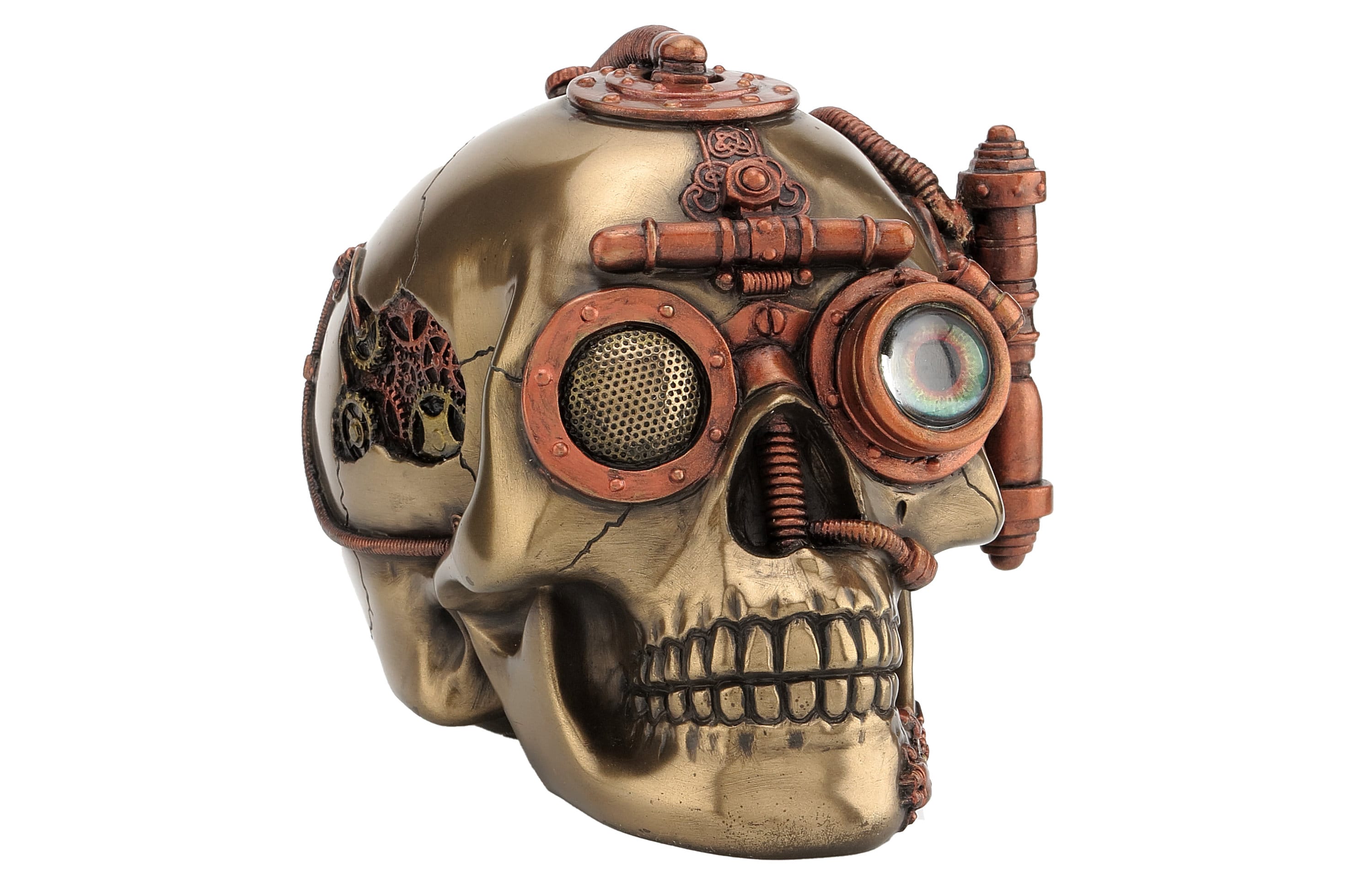 秘密の引き出し付き手作りスチームパンク スカル 小物入れ - Etsy 日本