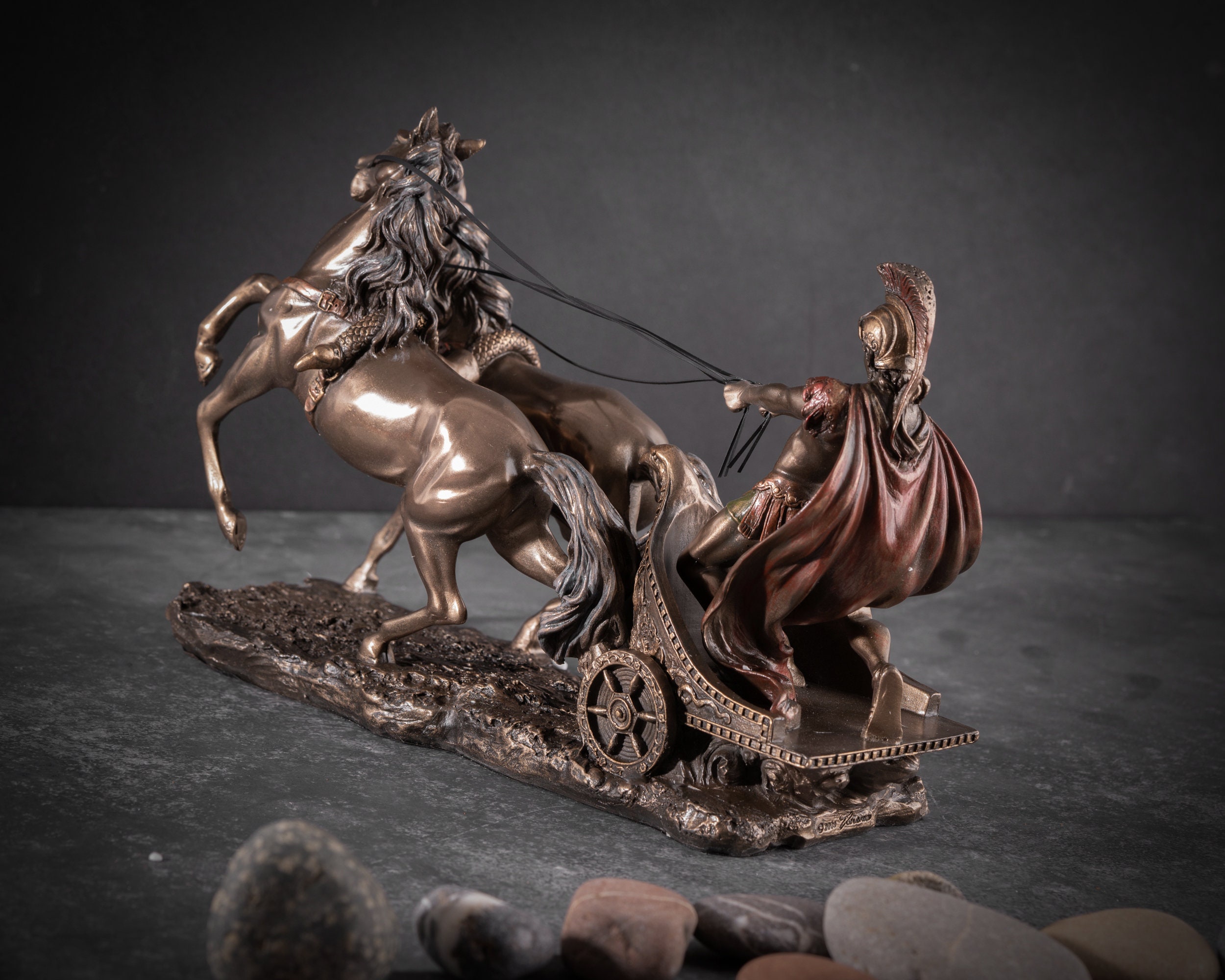 Roman Chariot Custom Made Statue Desk Decor - Etsy