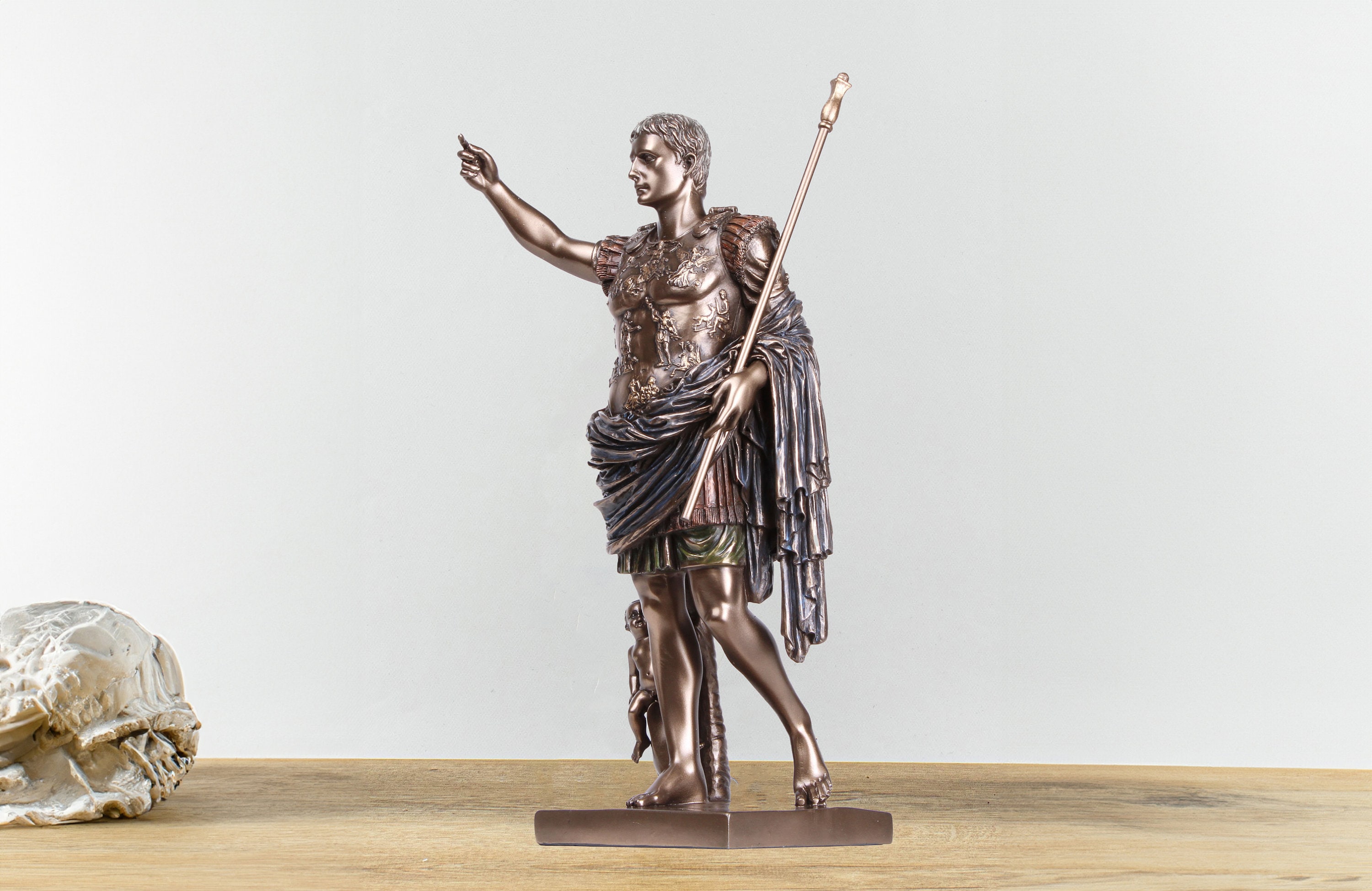 Prima Caesar Caesar Augustus of Prima Porta Statue, Roman Emperor Cesar Figurine - Etsy