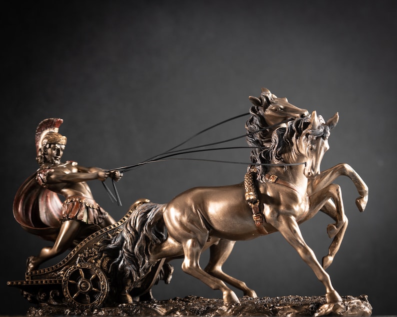 Roman Chariot Custom Made Statue Desk Decor - Etsy