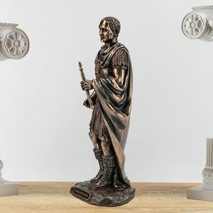 Gaius Julius Caesar Statue, Roman Ruler General Sculpture - Etsy