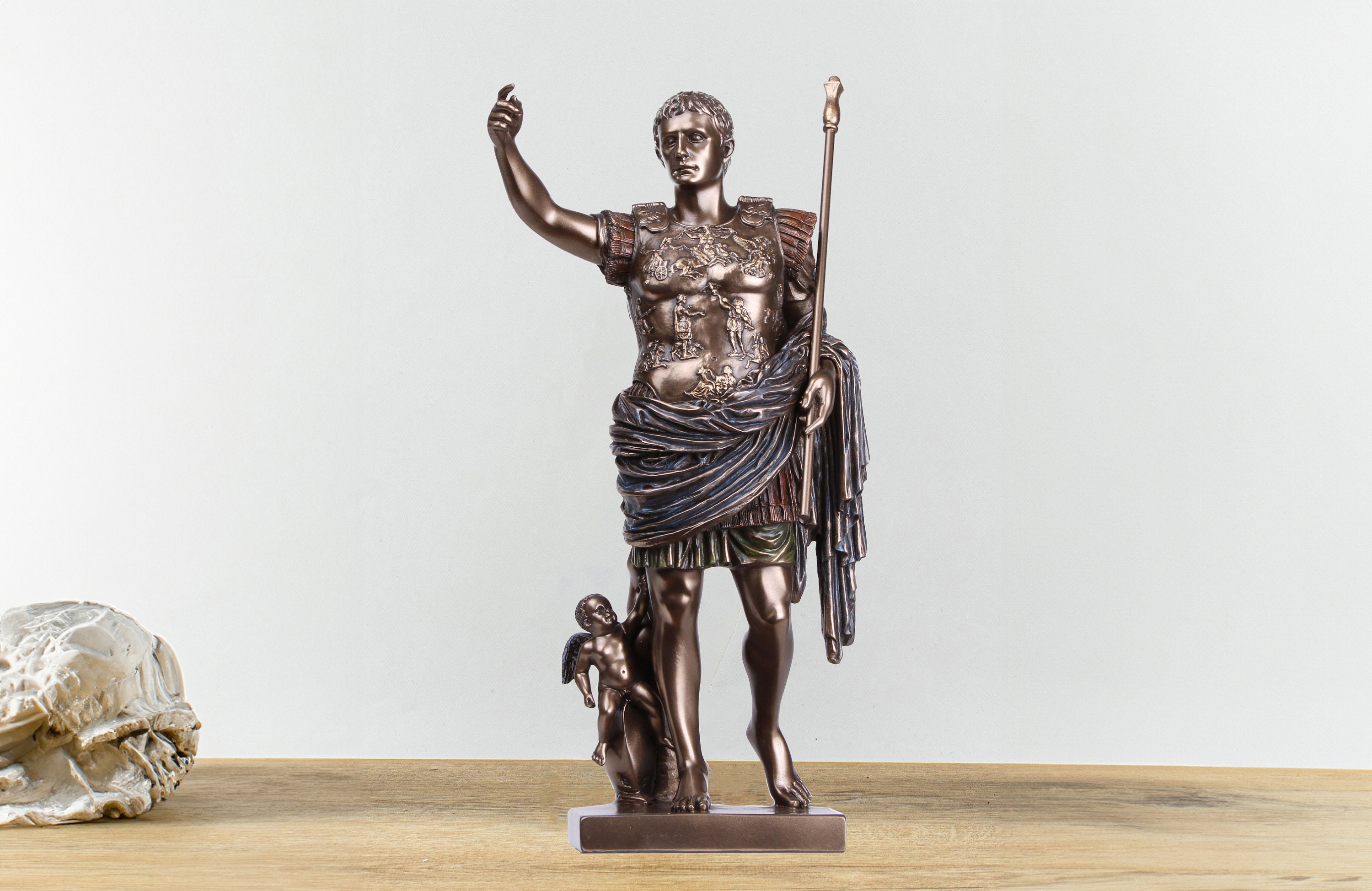 Prima Caesar Caesar Augustus of Prima Porta Statue, Roman Emperor Cesar Figurine - Etsy