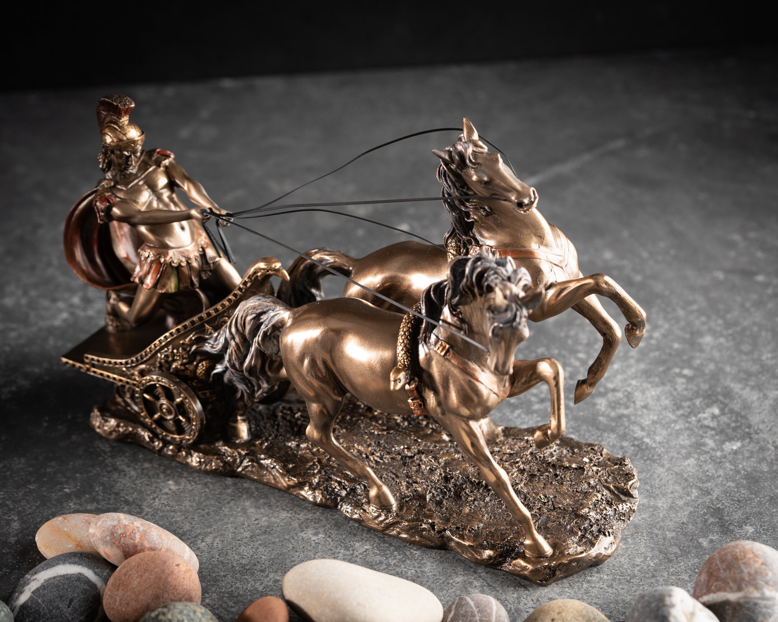 Roman Chariot Custom Made Statue Desk Decor - Etsy