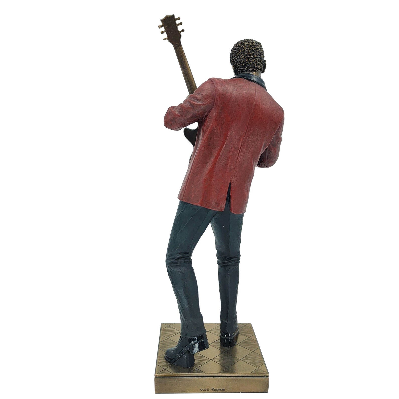 Jazz Band Guitar Player Statue Bronze Guitar Player Figurine Etsy
