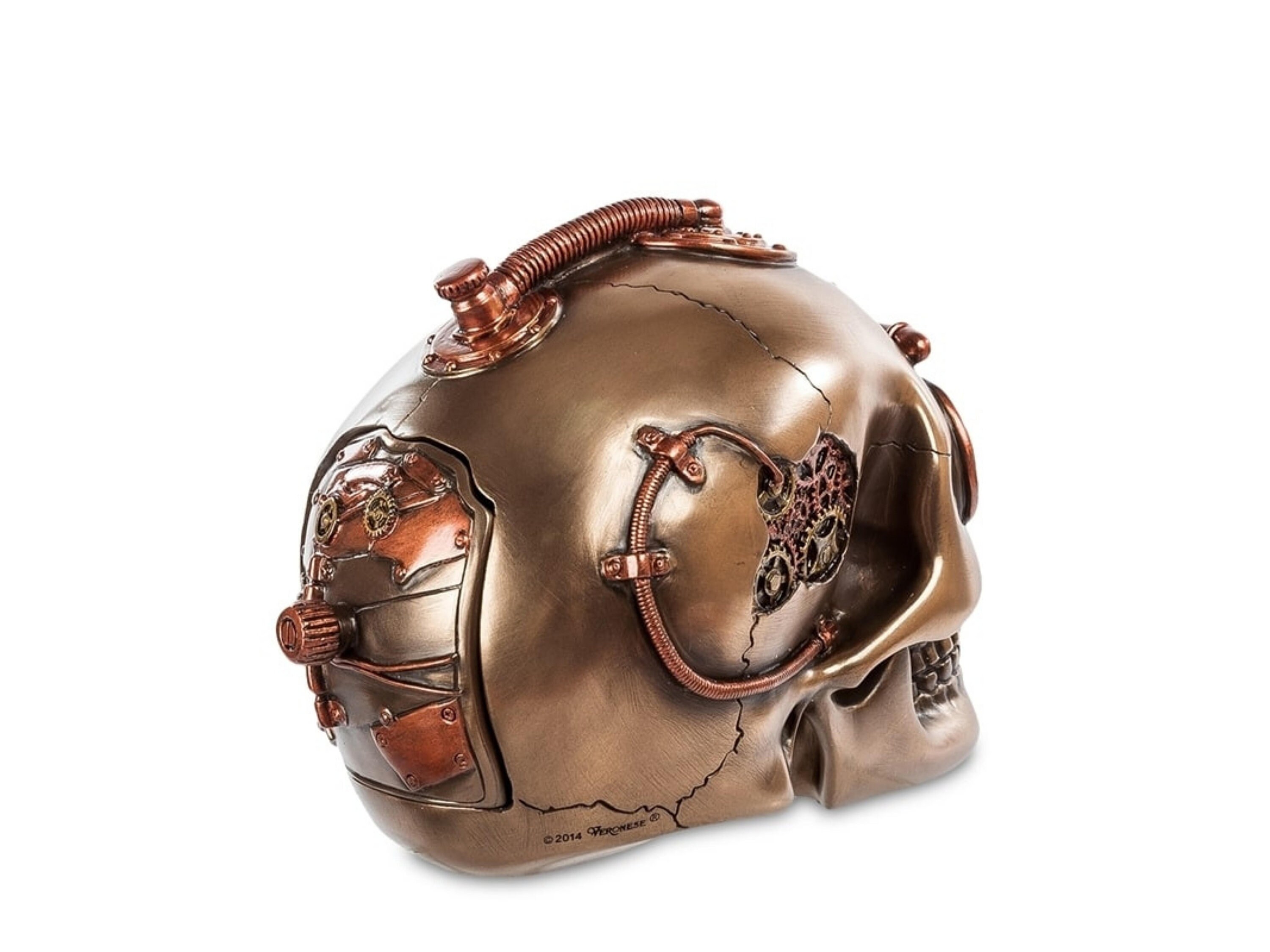 秘密の引き出し付き手作りスチームパンク スカル 小物入れ - Etsy 日本