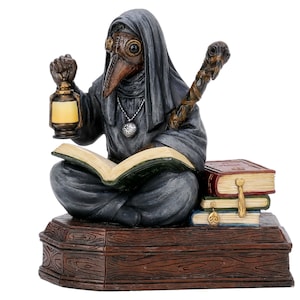 Handmade Plague Doctor Figurine