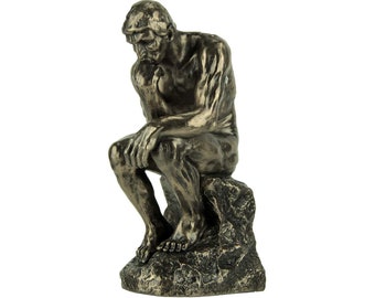 Select Gifts Art Rodin Thinker Cufflinks Optional Engraved Personalised Box Select Gifts Art Rodin Thinker Cufflinks Optional Engraved Personalised Box