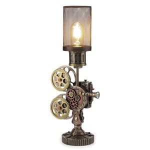 Steampunk Projector Mesh Lamp
