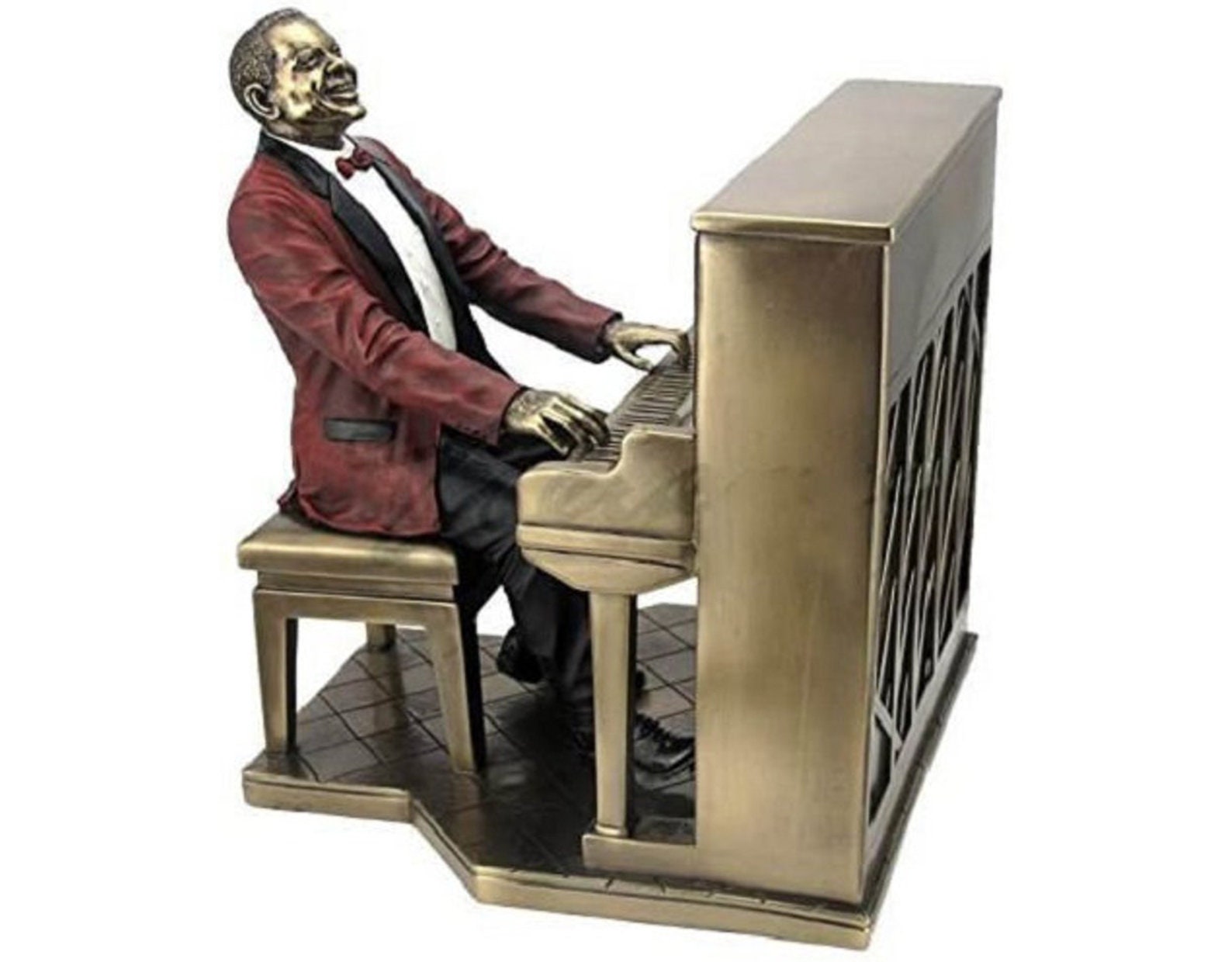 Piano Player Pianist Statue Sculpture Jazz Band Figurine Etsy Singapore