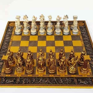 Greek Mythology Roman Pantheon Chessman Set