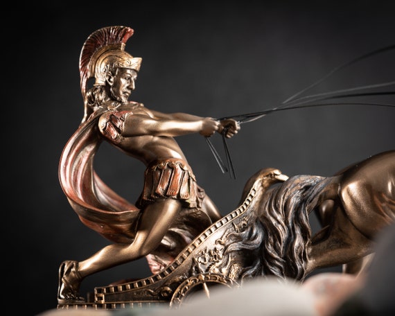 Roman Chariot Custom Made Statue Desk Decor - Etsy