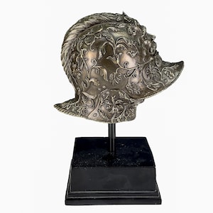 King Henry II of France&#39;s Parade Helmet Statue