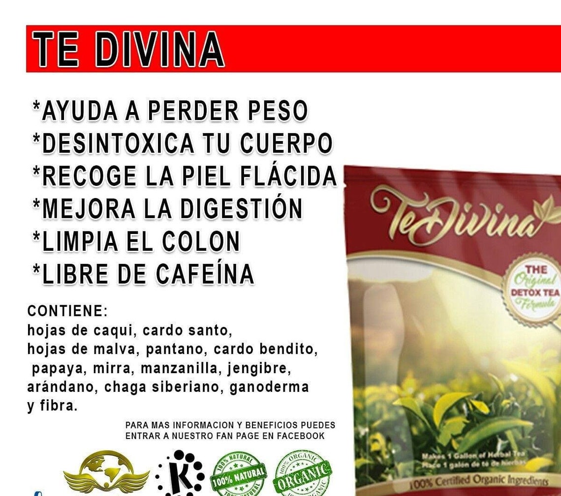 Vida Divina Te Divina 4 weeks Life Capsules 60ct Weight Etsy