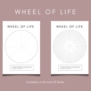 Use this wheel of life printable to help with personal growth, life goals and self improvement. Life balance wheel, setting & planning goals