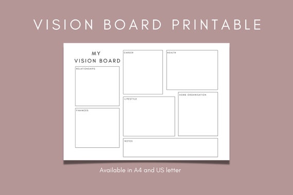 Download Printable Vision Board PDF