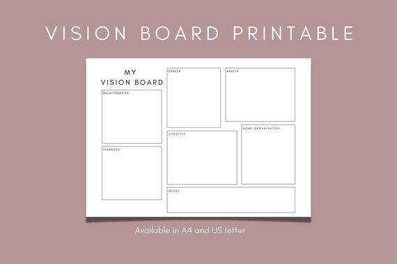 Vision Board Kit Printables Magazine Cut Outs Vision Board Magazine  Clippings Vision Board Cutouts Collage 100 Vision Board Images Bundle 