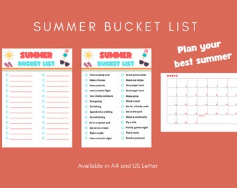 Gebruik onze zomeractiviteitenplanner om jouw ultieme zomer vast te leggen. Maak vandaag nog uw perfecte zomerbucketlist en voeg deze toe aan uw zomerkalender
