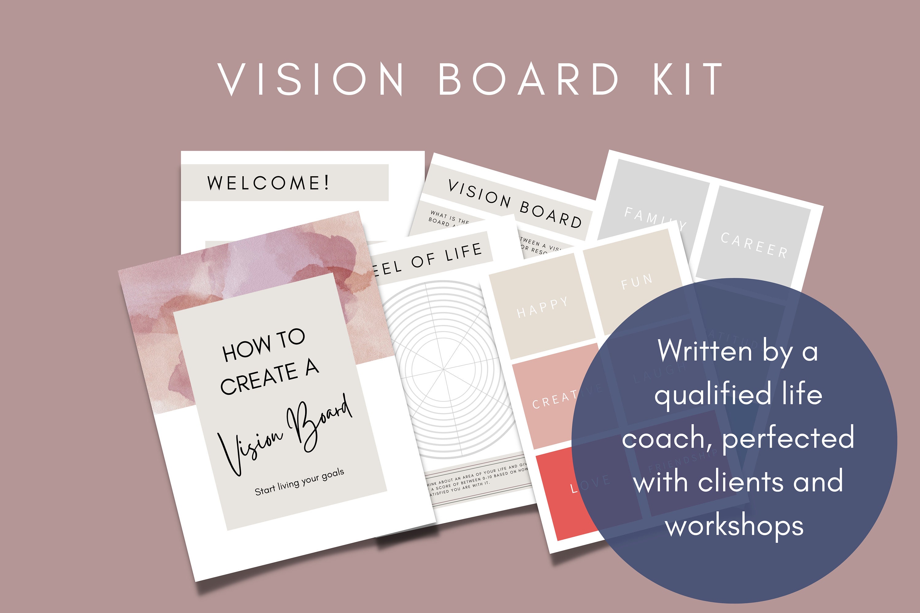 2024 Vision Board Kit ,ignite Your Dreams, Set Your Intentions, and Create  a Vision for the Incredible Year Ahead With 2024 Vision Board Kit 