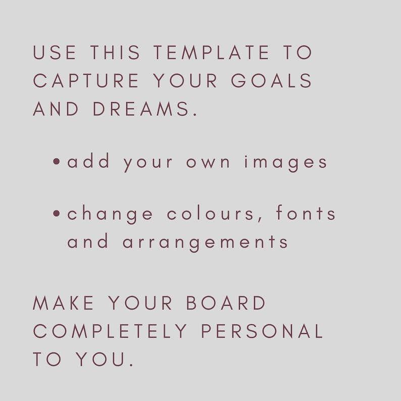 Digital Vision Board Template: Your Perfect Vision Board Printable, Use ...
