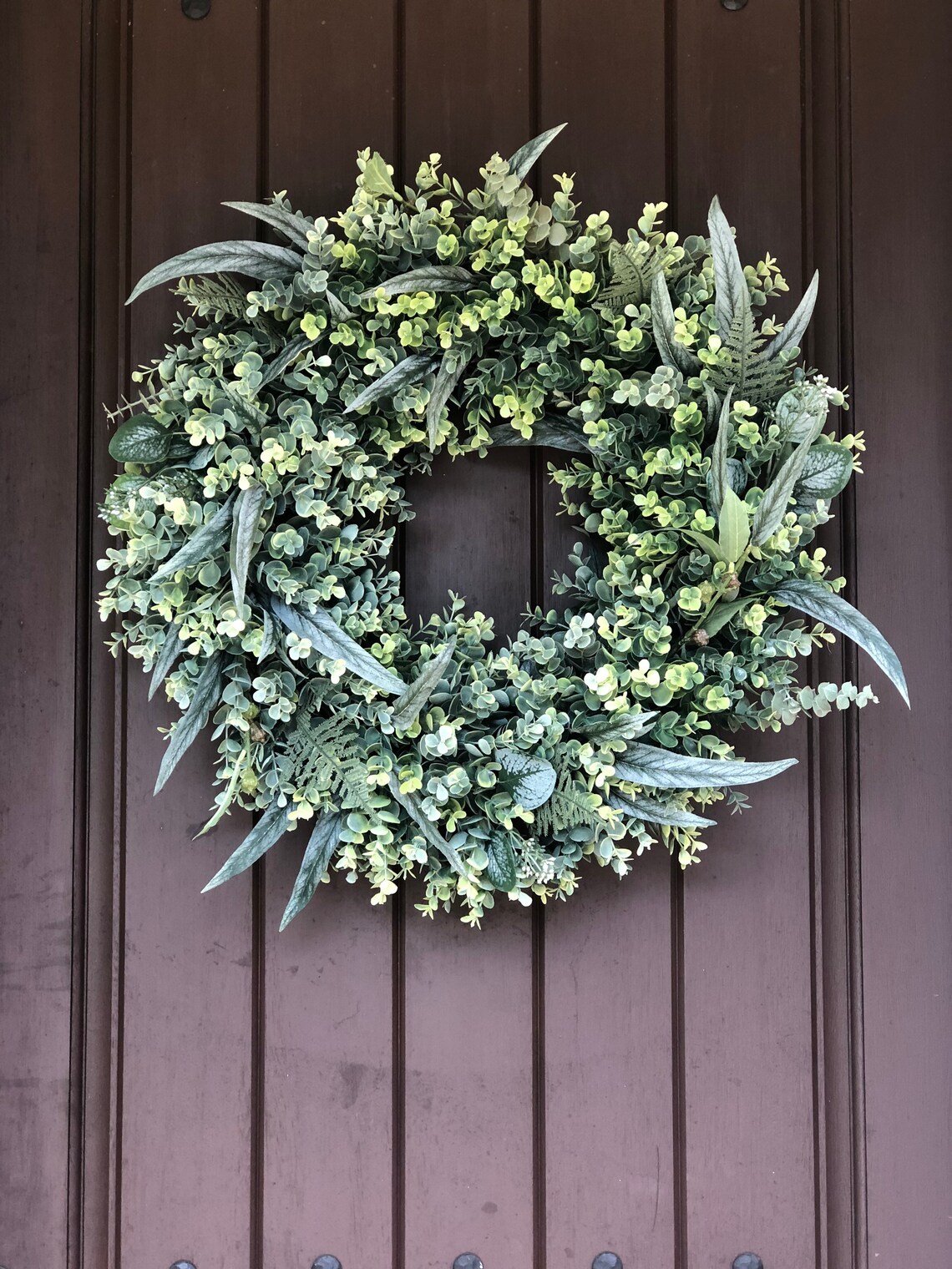 Eucalyptus Wreath/ Front Door Decor/ Everyday Wreath/ Etsy