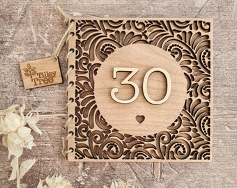 Laced Birthday Milestone Luxury Card | 16th |18th | 21st | 30th | 40th | 50th | 60th | 70th | 80th