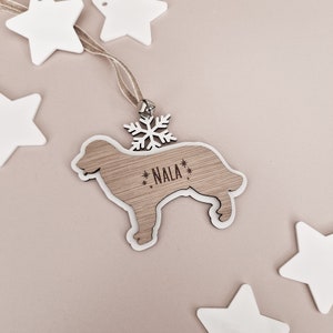 Personalised Dog Puppy First Christmas Pet Decoration Various Breeds image 10