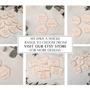 Wooden Personalised Storage Organisation Labels Nursery Décor Playroom Tags Ikea Kallax Trofast Boxes Aykasa Crate Discs image 3