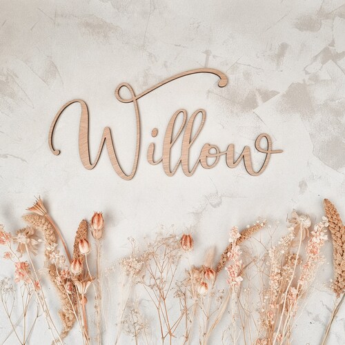 Personalised Name Sign Decor Wall Art Nursery Bedroom Kids Etsy UK