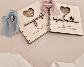 Personalised Christening Card Baptism Card Custom Keepsake Special Gift WORLDWIDE