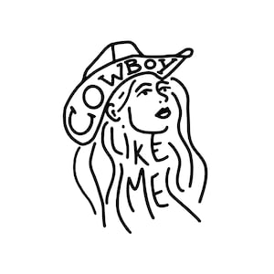 Cowboy Like Me Digital Print / SVG for Cricut