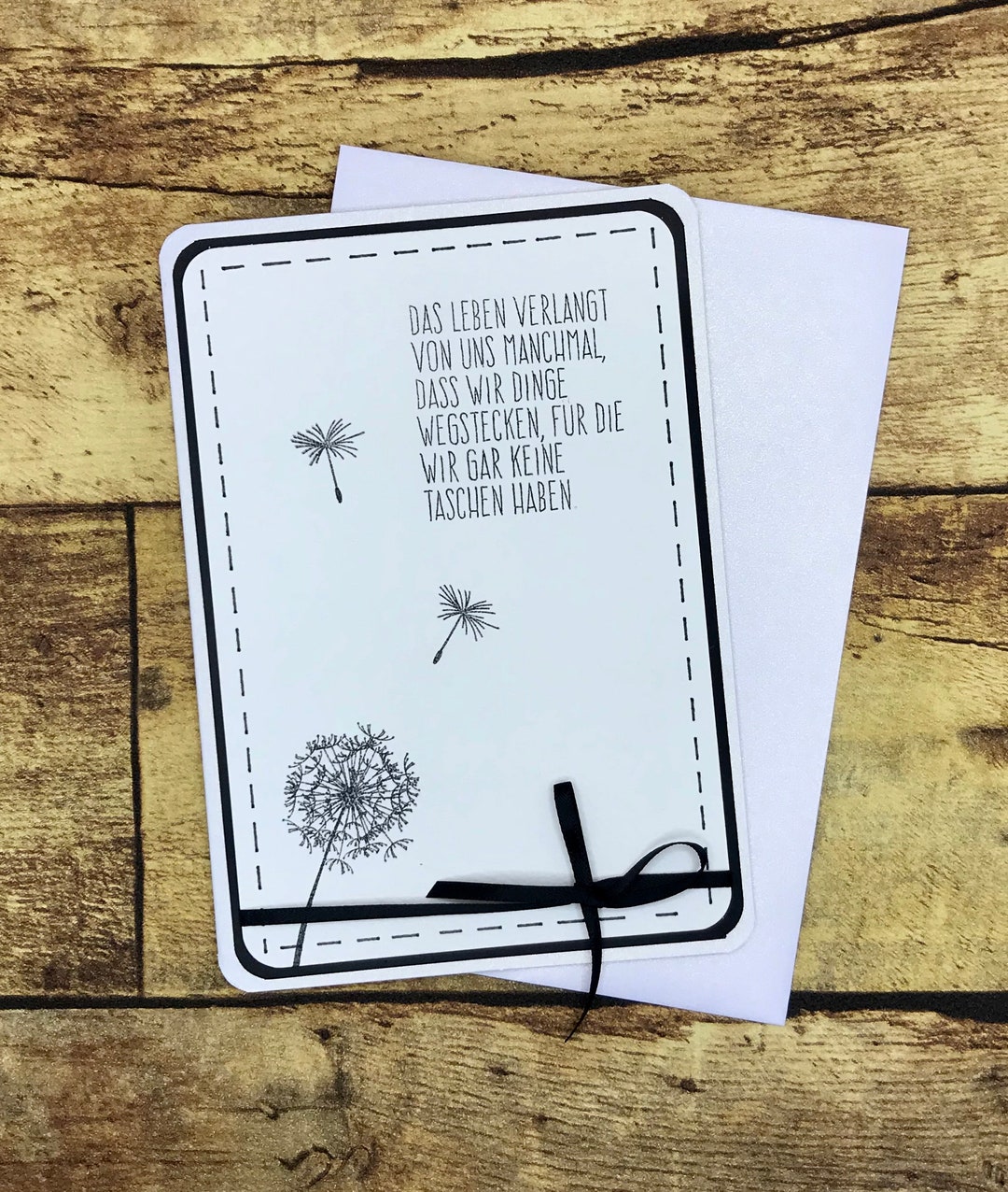 Trauerkarte, Beileidskarte, Karte zur Beerdigung, Kondolenzkarte Etsy.de
