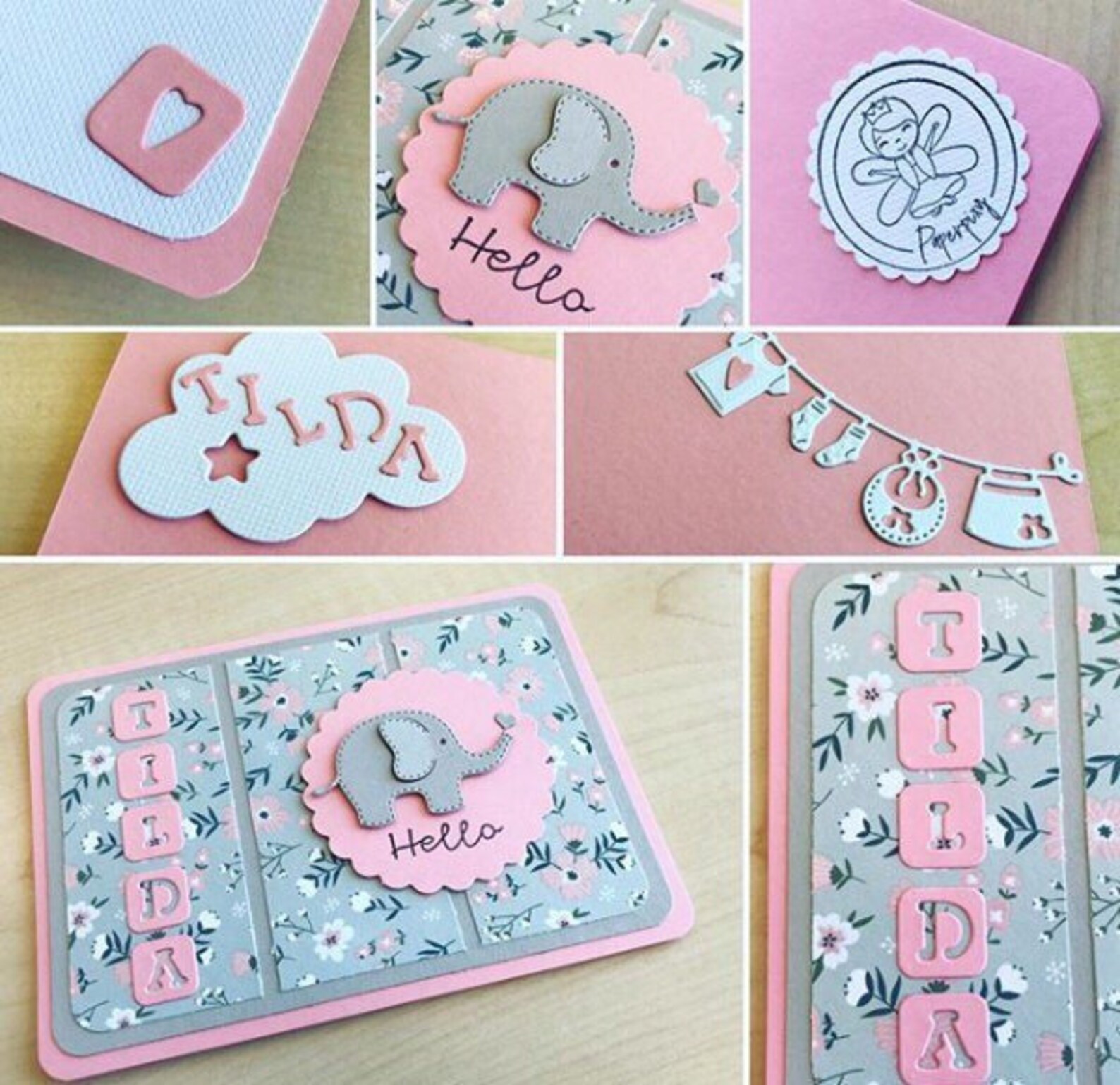 Personalisierte Karte zur Geburt Babykarte Hallo Baby | Etsy