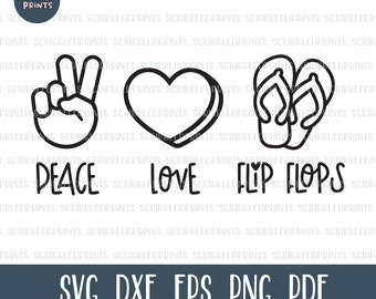 Download Love Flip Flops Svg Etsy
