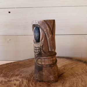 Cornish Totem wood carving