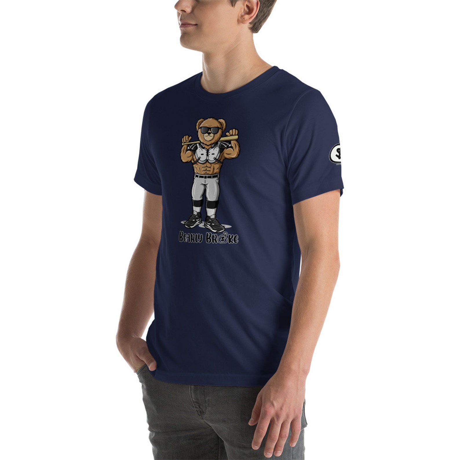 Bo Jackson Bear Short-Sleeve Unisex T-Shirt | Etsy