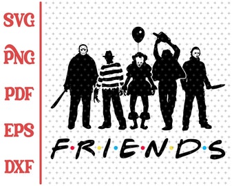 Download Friends Horror Svg Etsy