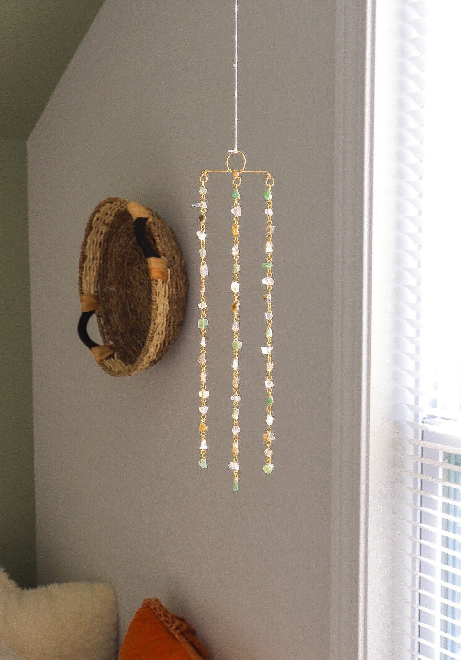 Crystal Wall Hangings Crystal Decor Wall Hanging Wall Etsy