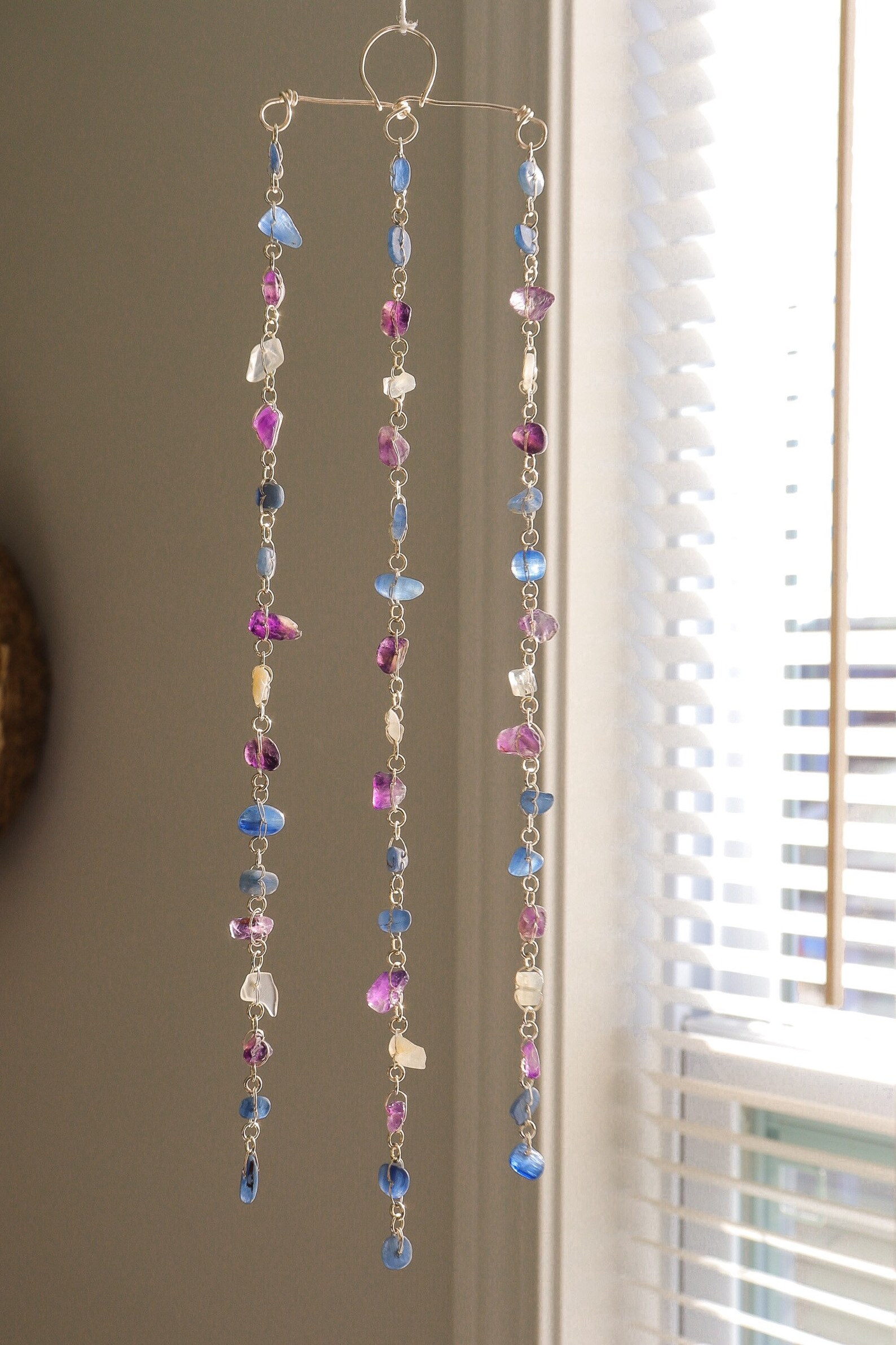 Crystal Wall Hangings Crystal Decor Wall Hanging Wall Etsy