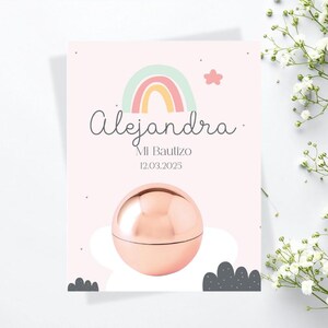 Baptism, baby shower lip balm (personalized)