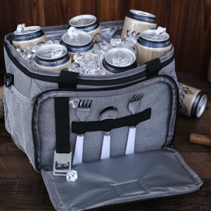 Gepersonaliseerde koeltas cadeau bruidsjonkers, geïsoleerde tas, picknicktas, barbecuekoeltas