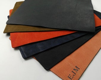 Crazy Horse Full Grain Leather Material, 30x30cm