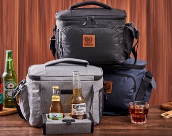 Personalized Groomsmen Beer Cooler Bag, Insulated Golf Lunch Bag