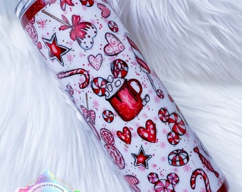Mickey Mouse Christmas Tumbler, Custom Water Bottle or Tumbler