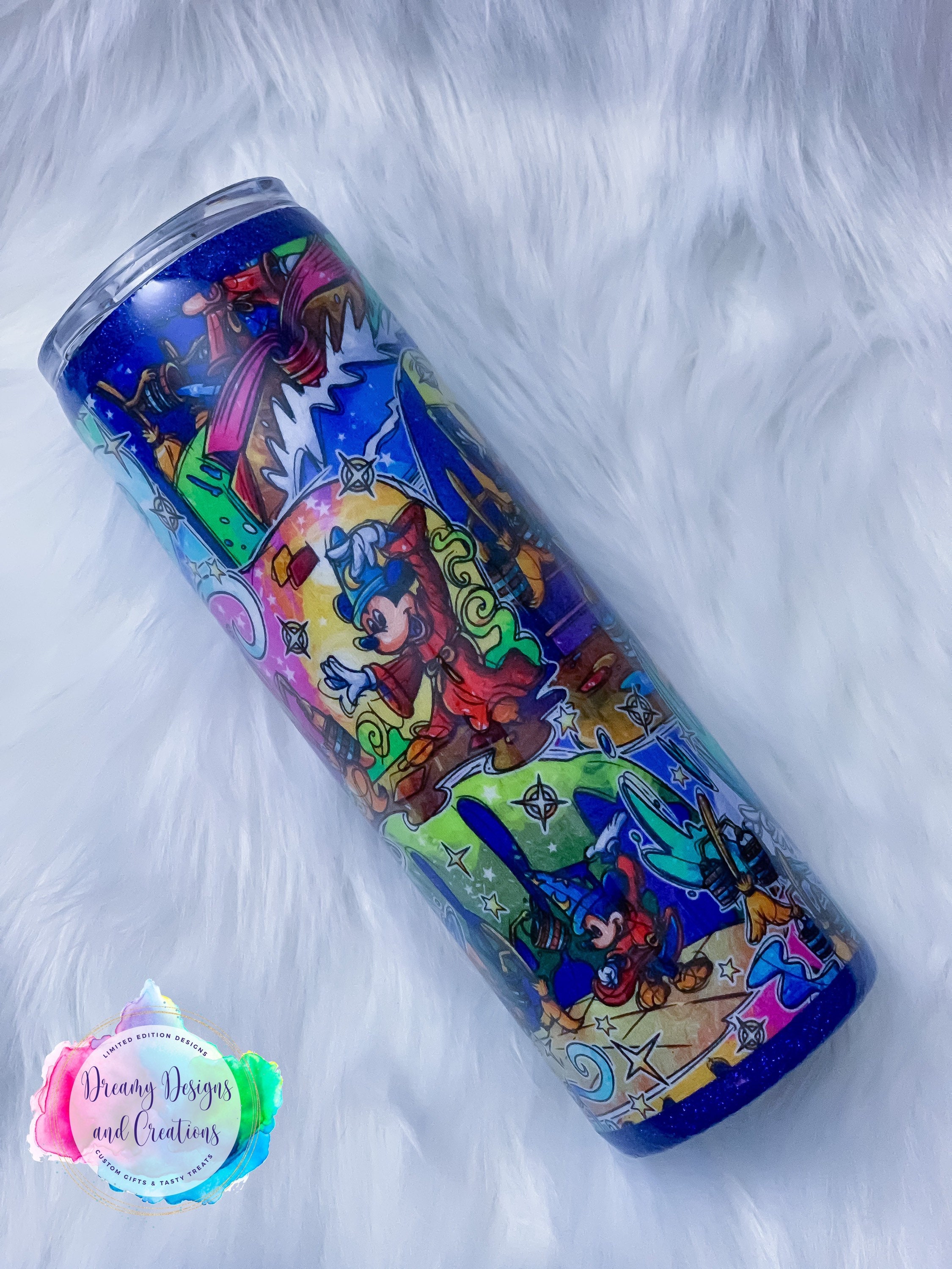 30oz Disney Inspired Fantasia Tumbler Etsy
