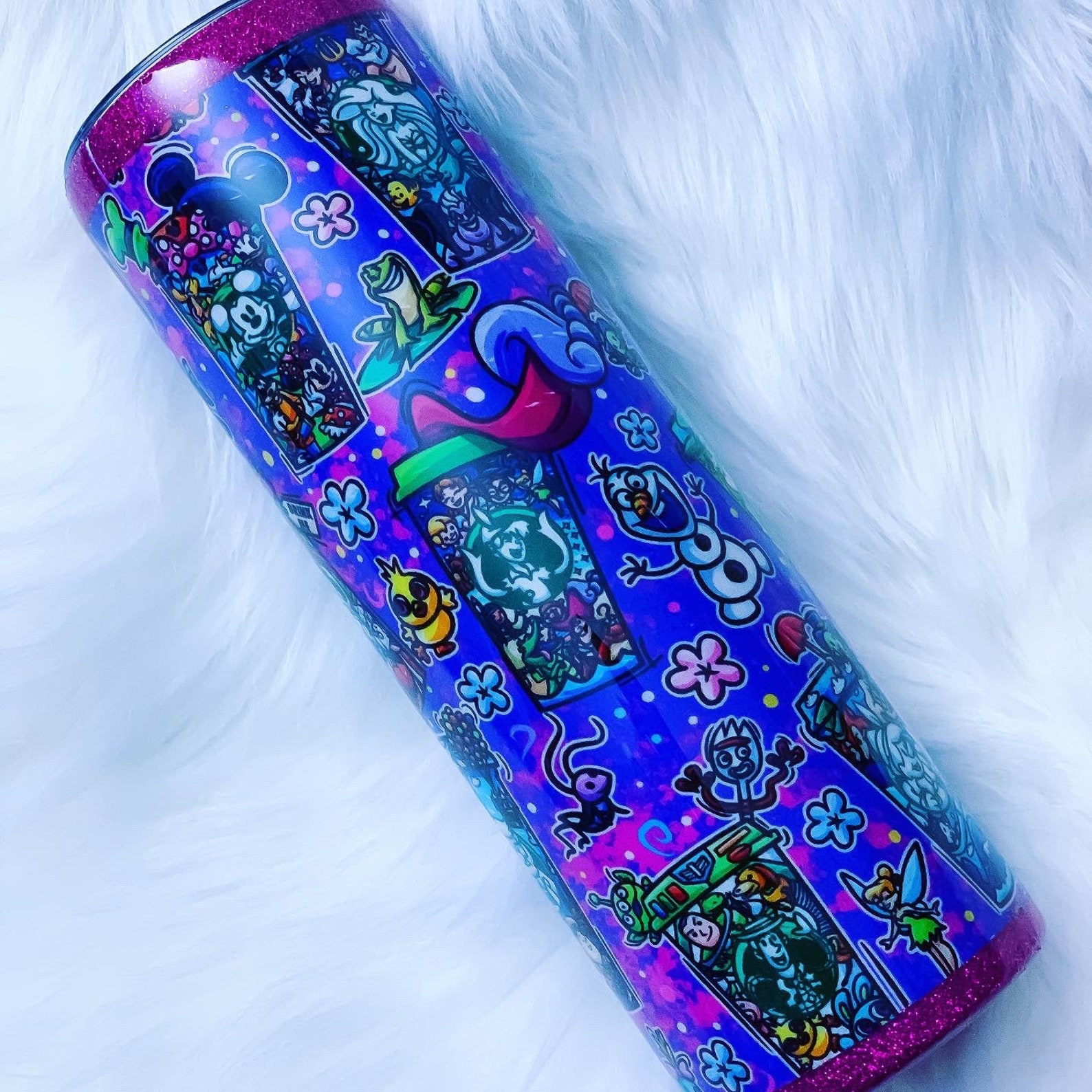 30oz Disney Starbucks Inspired Tumbler Etsy