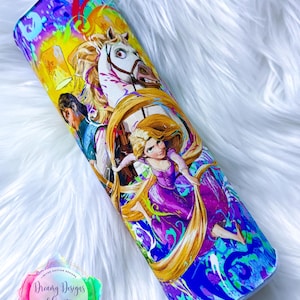 Rapunzel Inspired Tumbler, Custom Water Bottle or Tumbler